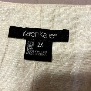 karen kane jacket & top sz 2x worn dressed up and casual with pant or jean